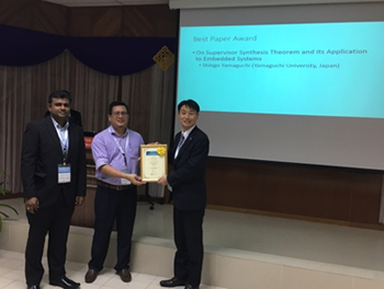 [20171122]創成科学研究科の山口真悟教授が国際会議IEEE ISCE 2017でBest Paper Awardを受賞しました_1