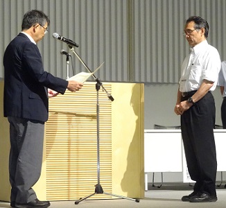 理工学研究科博士後期課程の神原規也さんが平成30年度日本地すべり学会賞（技術報告賞）を受賞しました_2